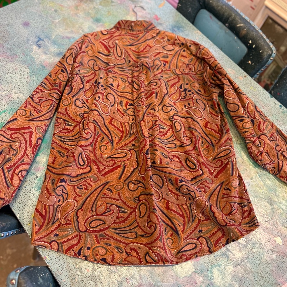 Vintage Paisley Salty Dog Shirt - Picture 5 of 11